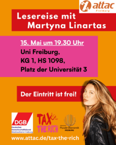 Tax the Rich - Demokratie geht nur gerecht @ Universität Freiburg, Kollegiengebäude 1, Hörsaal 1098