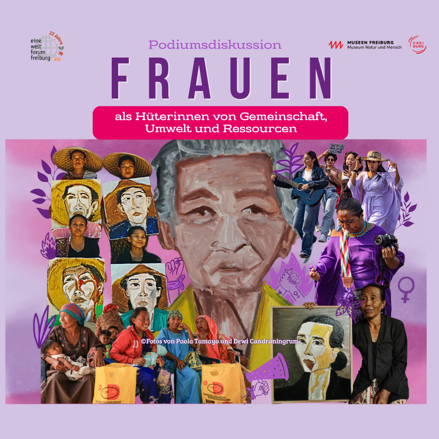 Podiumsdiskussion: Frauen als Hüterinnen von Gemeinschaften, Umwelt und Ressourcen