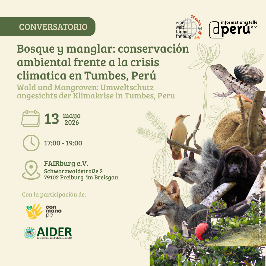 Conversatorio: Bosque y manglar: conservación ambiental frente a la crisis climática en Tumbes, Perú