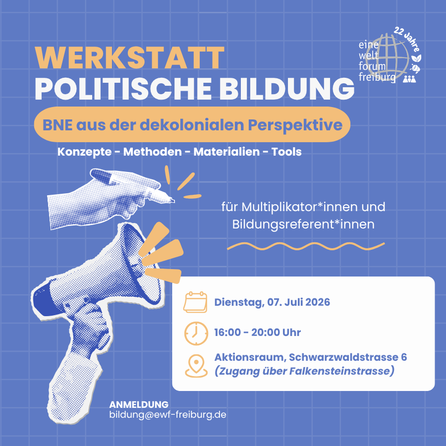 Werkstatt politische Bildung – BNE aus der dekolonialen Perspektive